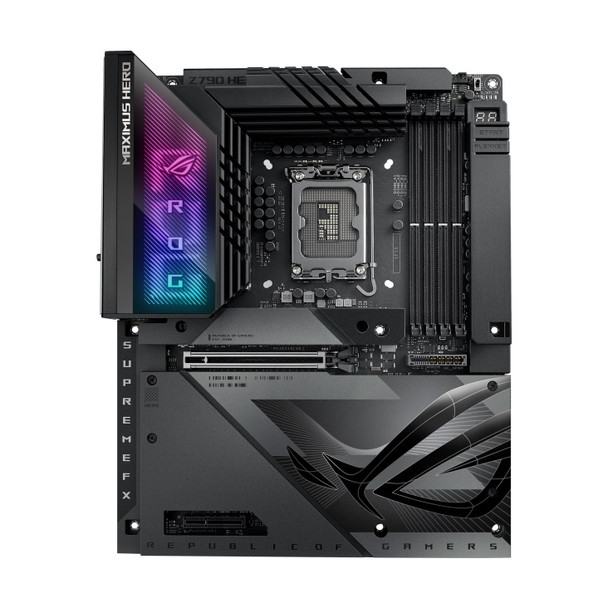 ASUS ROG MAXIMUS Z790 HERO BTF 14th Gen Intel MB, Hidden-connector Design, High Power GPU Slot, Cable Management, Wifi 7, PCIe 5.0