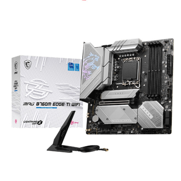 MSI MPG B760M EDGE TI WIFI LGA 1700 Micro-ATX Motherboard