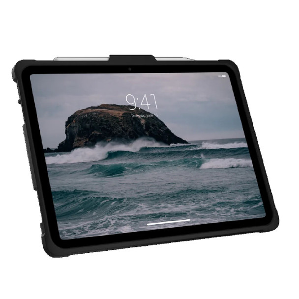 UAG Metropolis Apple iPad (10.9') (10th Gen) with Handstrap Case - Black (12339LB14040), DROP+ Military Standard, Pencil holder, Non-Slip Tactile Grip