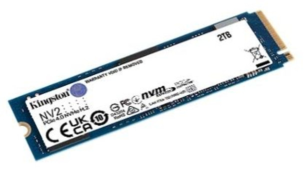 Kingston Nv2 2TB M.2 NVMe PCIe 4.0 SSD - 3500/2800MB/s 640TBW 1.5 Million Hrs M.2 2280 3Y WTY