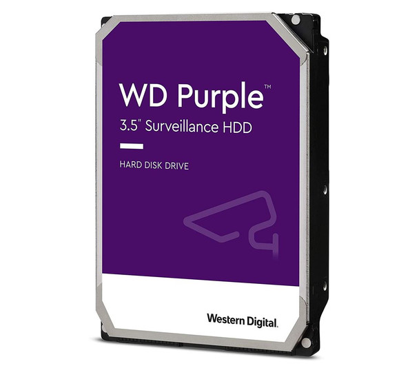 Western Digital WD Purple Pro 18TB 3.5' Surveillance HDD 7200RPM 512MB SATA3 272MB/s 550TBW 24x7 64 Cameras AV NVR DVR 2.5mil MTBF 5yrs