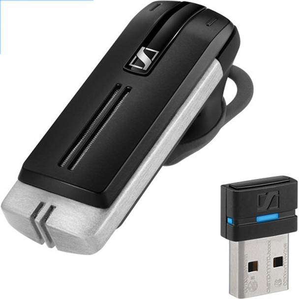 EPOS | Sennheiser Premium Bluetooth UC Headset for Mobile and Office applications on Lync. Includes BTD 800 dongle, Black