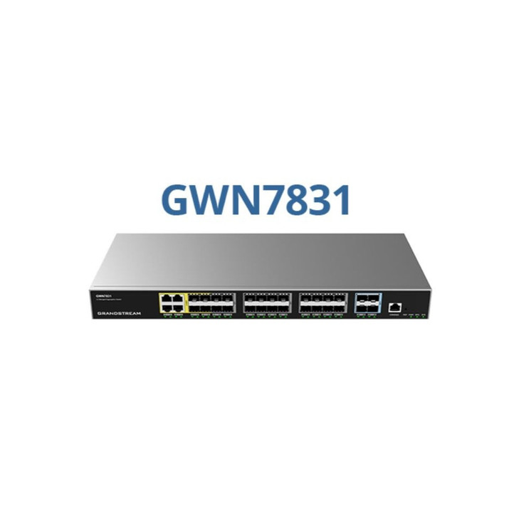 Grandstream GWN7831 Enterprise Layer 3 Managed Aggregation Switch 20 x SFP 4