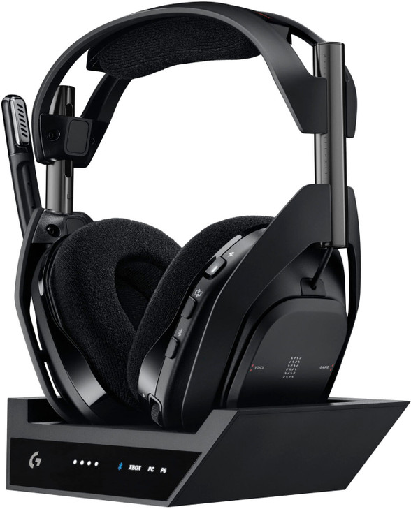 Logitech G ASTRO A50 X LIGHTSPEED Wireless Gaming Headset + Base Station (BLACK) Frequency Response 60-20,000 Hz