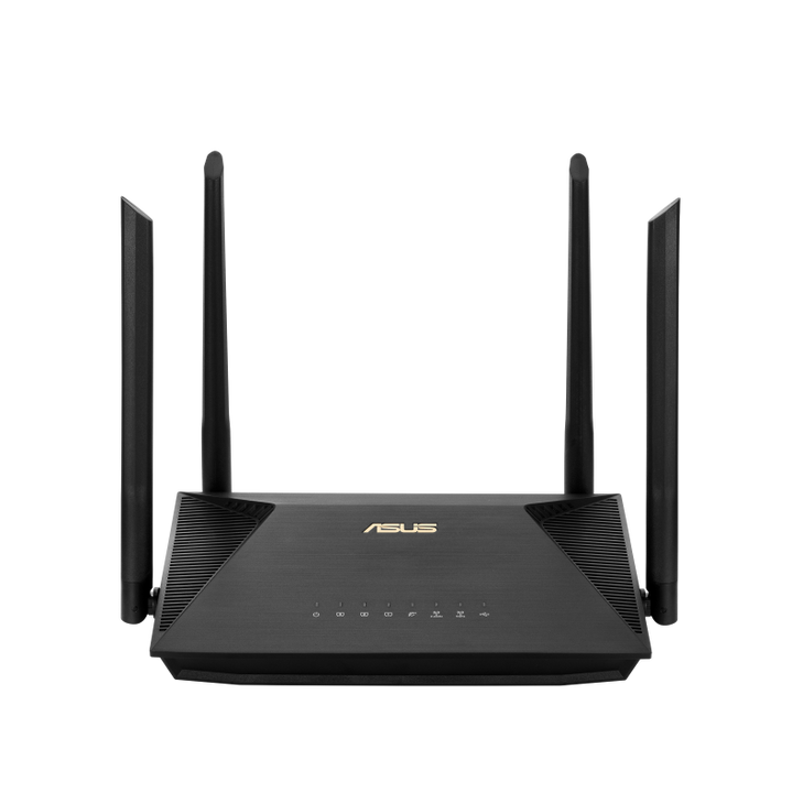 ASUS RT-AX53U AX1800 Dual Band WiFi 6 (802.11ax) Router MU-MIMO & OFDMA, AiProtection Classic, 1201 Mbps @ 5GHz, 574 Mbps @ 2.4GHz