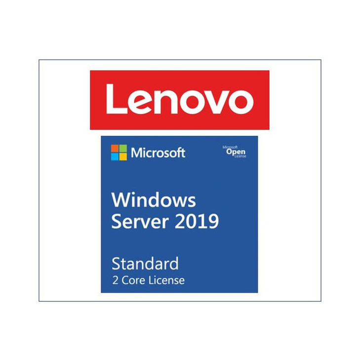 LENOVO Windows Server 2019 Standard Additional License (2 core) (No Media/Key)