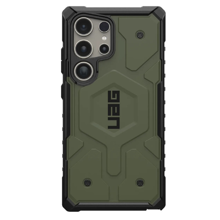 UAG Pathfinder Samsung Galaxy S24 Ultra 5G (6.8') Case - Olive Drab (214425117272), 18ft. Drop Protection (5.4M), Raised Screen Surround,Armored Shell