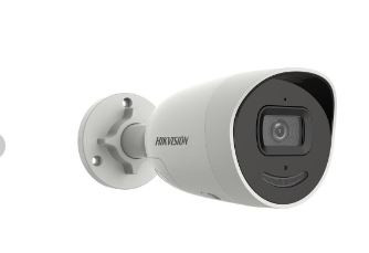 HIKVISION ACUSENSE 2CD2066G2-IU-SL STROBE AUDIO 6MP MINI BULLET, 2.8MM, IR 40M, MIC, 3YR