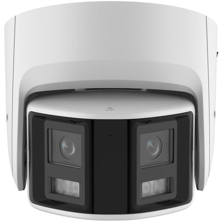 HIKVISION COLORVU 2CD2367G2P-LSU-SL 6MP DUAL LENS STROBE AUDIO TURRET,2.8MM,IR 30M,MIC,3YR