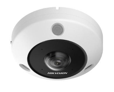 HIKVISION DEEPIN VIEW 2CD63C5G1 12MP FISHEYE CAMERA, PANORAMIC 1.29MM, MIC, IR 15M, 5YR