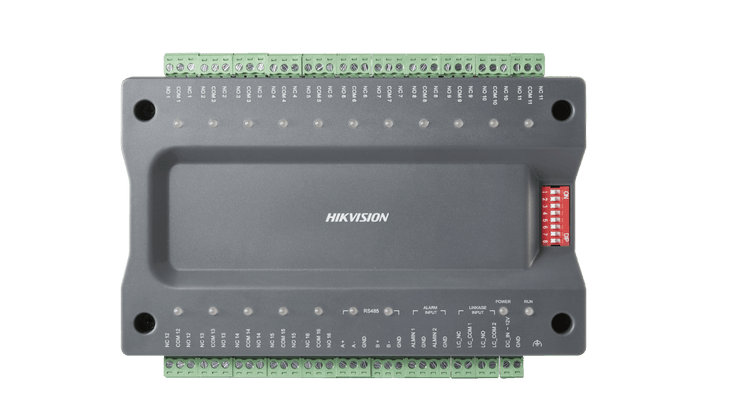 HIKVISION K2M0016A DISTRIBUTED LIFT CONTROLLER CHASSIS, DS-K2210 REQUIRED, DIN, 12VDC, 2YR