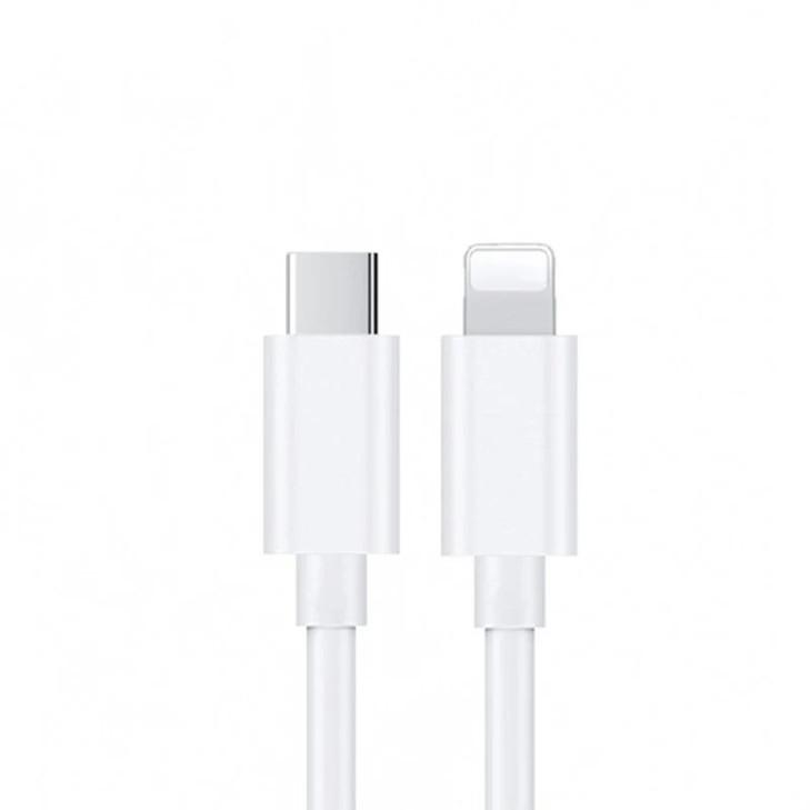 USP Lightning to USB-C Cable (1M) White - Safe & Fast, 2.4A Fast Charging, Premium Quality, Samsung Galaxy, Apple iPhone, iPad, MacBook