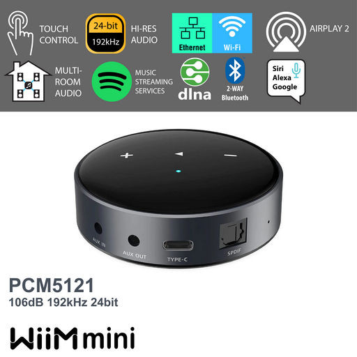 WiiM Audio Streaming Units Mini WiFi Audio Streamer