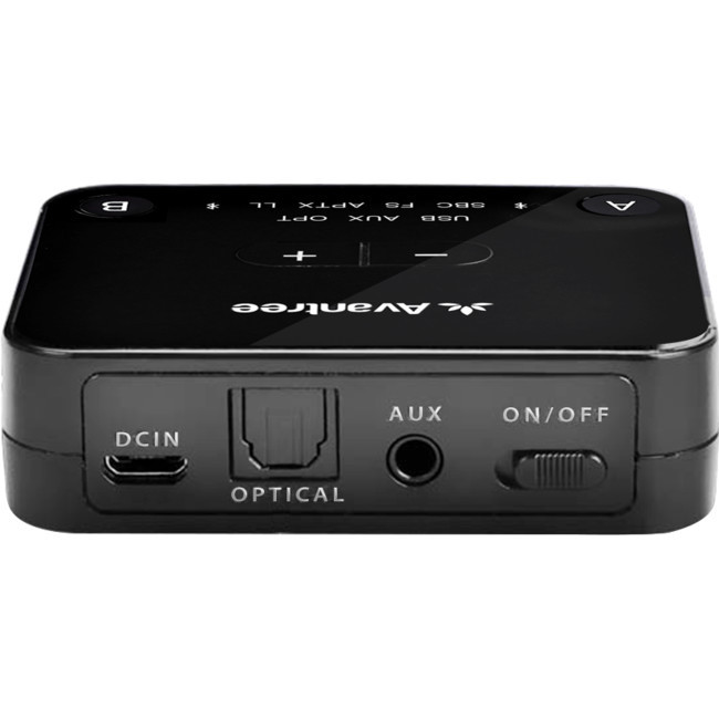 Avantree TC418PBLK Bluetooth Audio Transmitter Audikast Plus aptX Optical Vol