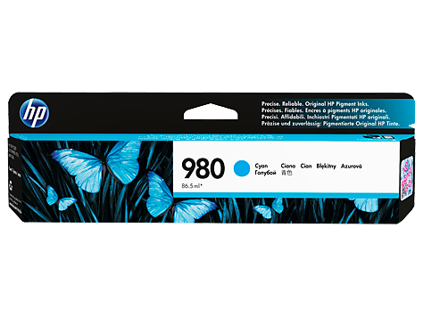 HP 980 Cyan Original Ink Cartridge