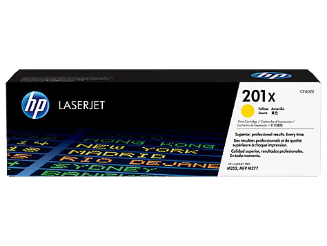 HP 201X Yellow Original LaserJet Cartridge(~2,300 pages)