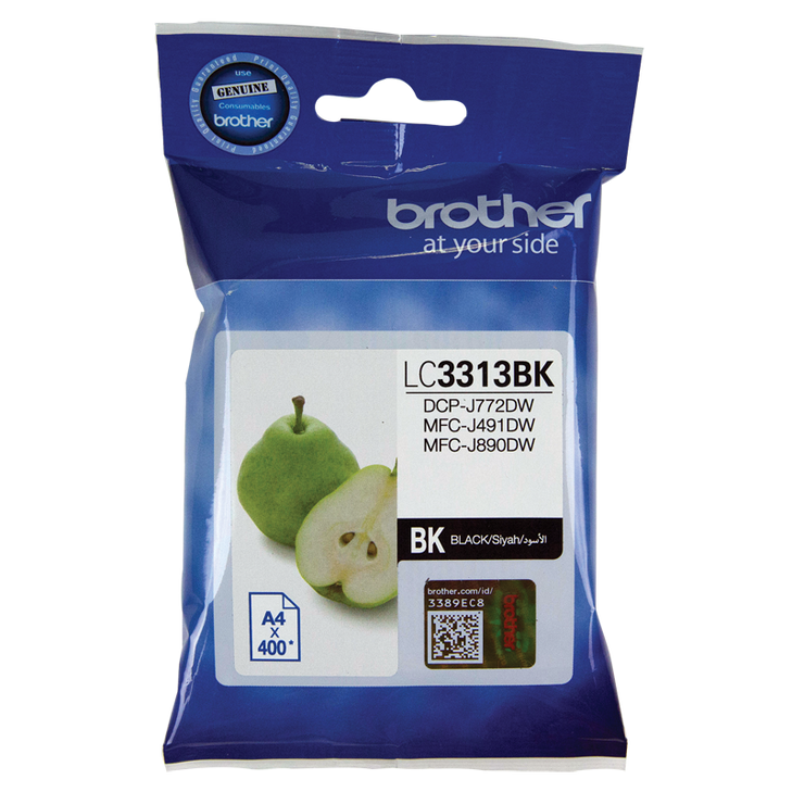 Brother Black ink cartridge to suit MFC-J491DW/MFC-J890DW - UP TO 400 PAGES