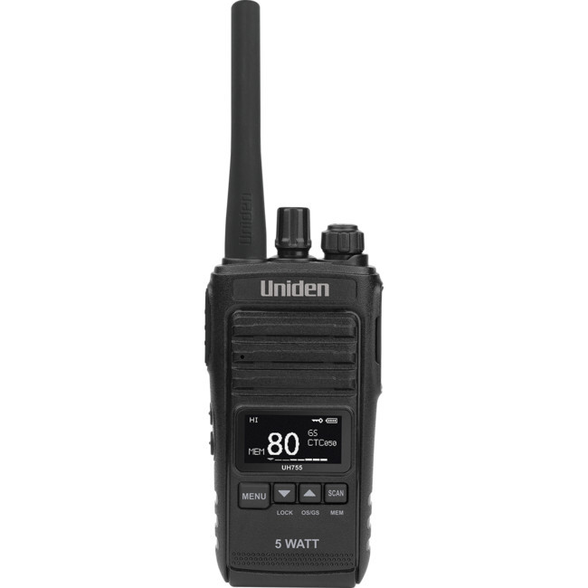 Uniden UH755 5W UHF CB SPLASHPROOF RADIO