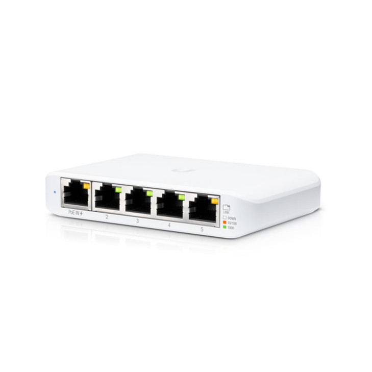 Ubiquiti USW Flex Mini - Managed, UniFi, Layer 2 Gigabit Switch - 1x PoE Input