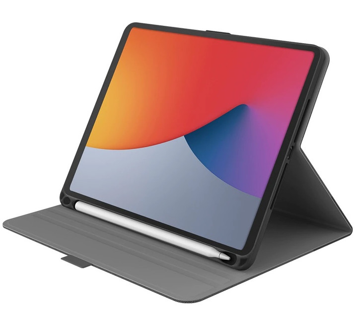 Cygnett TekView Apple iPad Mini (8.3') (6th Gen) Case, - Grey/Black(CY3937TEKVI),Apple Pencil Holder,360°Protection,Multiple Viewing Angles