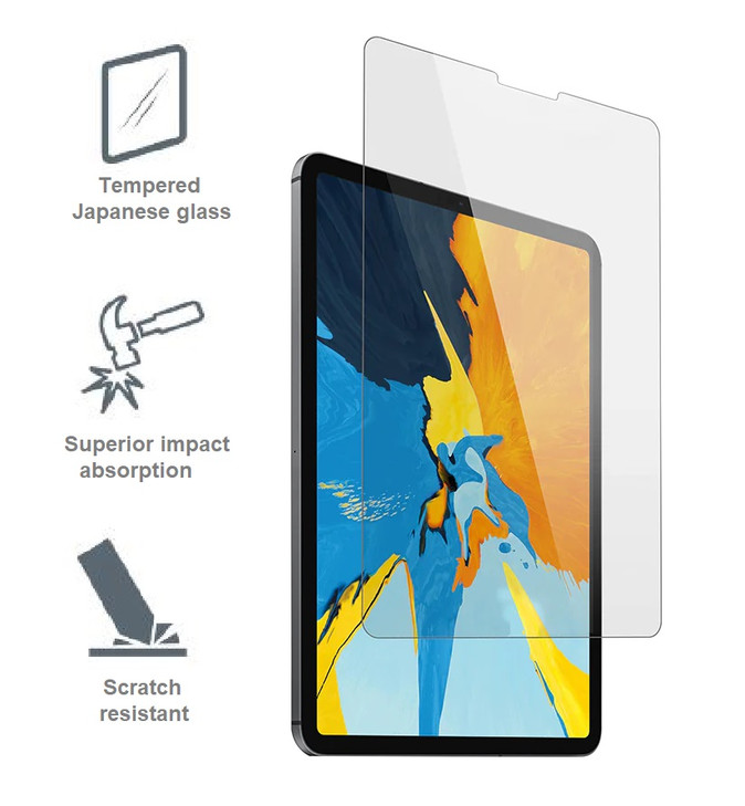 Cygnett OpticShield Apple iPad Air (10.9') (5th/4th Gen) / iPad Pro (11') (4th/3rd/2nd/1st Gen) Tempered Glass Screen Protector -(CY2704CPTGL)