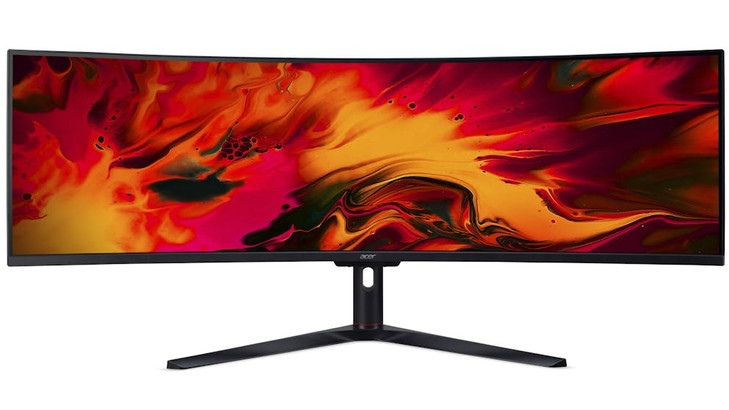Acer GAMING FSYNC,HDR400, 49" 32:9,CURVE,VA(1800R),DQHD(5120x1440),4ms,120Hz,Monitor