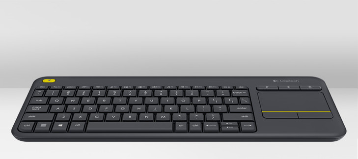 Logitech Wireless Touch Keyboard K400 Plus - Black replaces K400r Black