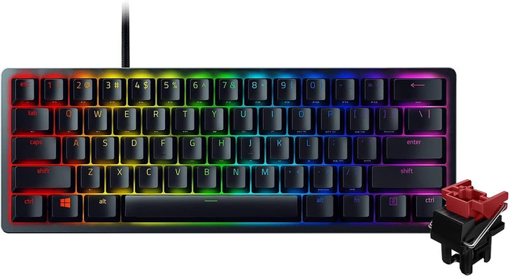 Razer Huntsman Mini-60% Optical Gaming Keyboard (Linear Red Switch)-FRML Packaging