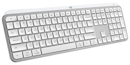 Logitech MX Keys S Advanced Wireless Illuminated  Keyboard - Pale Grey