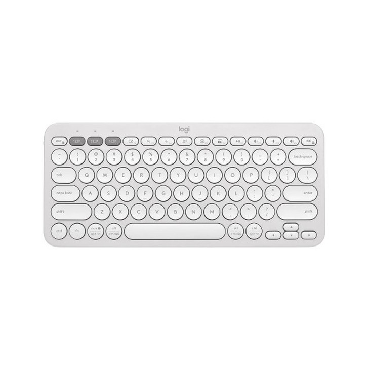 Logitech Pebble Keys 2 K380s Keyboard - Tonal Off White