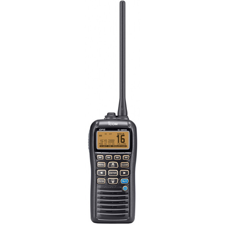 ICOM IC-M91D / ICM91D WATERPROOF IPX7 GPS DSC NOISE CANCELLING VHF MARINE RADIO