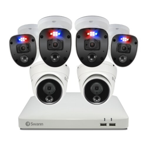 Swann SWDVK-84680W4SL2D-AU 6 Camera 8 Channel FULL HD DVR Security Surveillance Kit