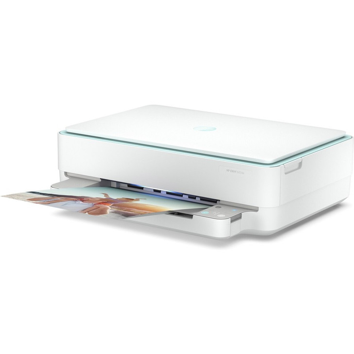 HP Envy 6034e Wireless Inkjet Multifunction Printer - Colour - Copier/Printer/Scanner - 1200 x 1200 dpi Print - Automatic Duplex Print - Up to 1000 Pages Monthly - 100 sheets Input - Colour Flatbed Scanner