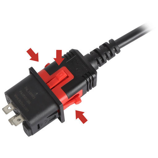 IEC-LOCK C19 TO DUAL LOCK C20 EXTENSION CORD
