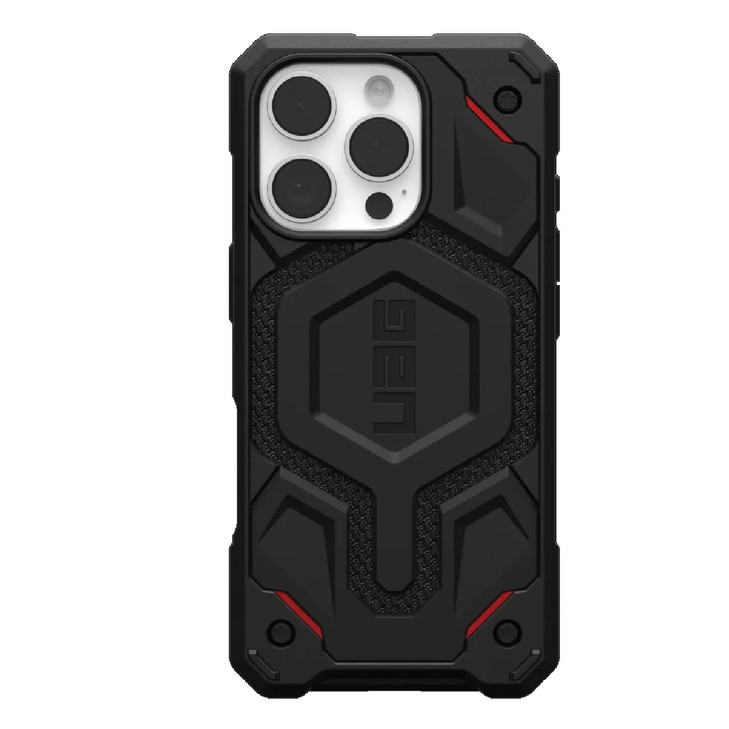 UAG Monarch Pro  Apple iPhone 16 Pro Max (6.9') Rugged Case -  Black (114457113940), 25FT Drop Protection, Built-in Magnet for MagSafe