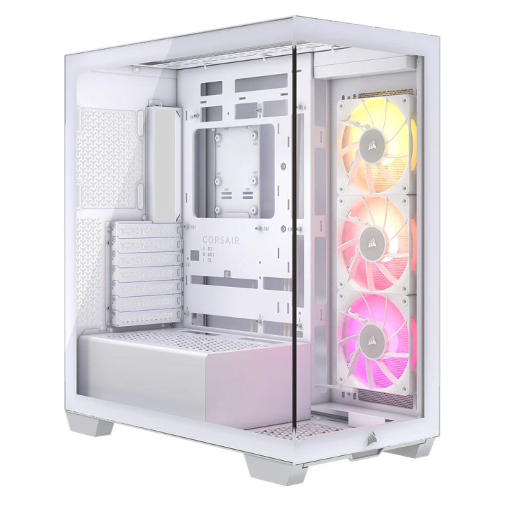 Corsair iCUE LINK 3500X RGB Mid-Tower PC Case, White