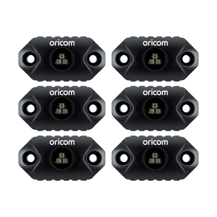 ORICOM LED Rock Light 6 Pack (RGB)