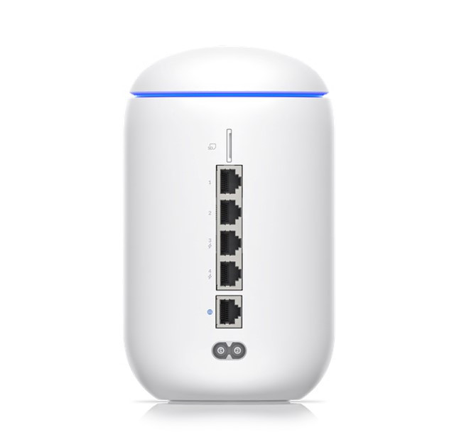 Ubiquiti UniFi Dream Router, WiFi 6 router, USG, 2x PoE Output, UniFi OS Console (UniFi Network, Protect, Talk, Access) Up 700Mbps, 2Yr Warr