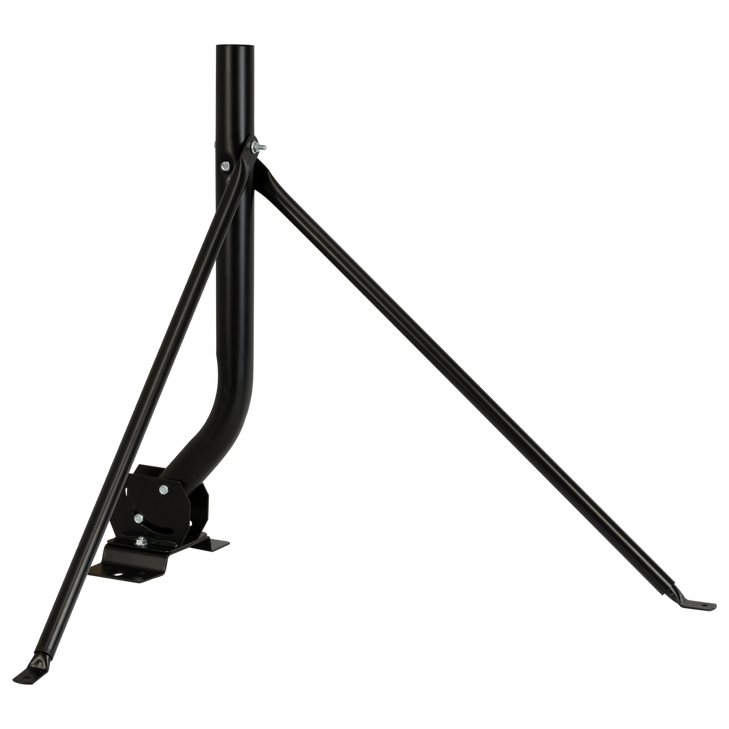 HILLS Antenna Satellite Universal Mount Matt Black Finish V2 with Starlink Gen 3 V4 Adapter
