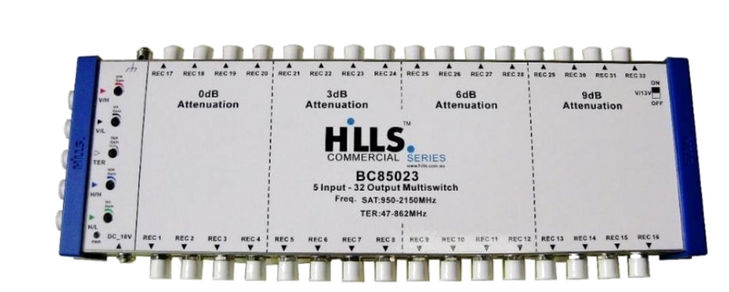 Hills Antenna BC85023 5-Wire, 32 Output Multiswitch