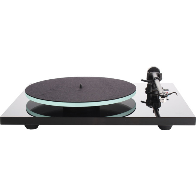 REGA PLANAR2B BLK REGA BELT DRIVE TURNTABLE RB220 TONEARM-FLOAT GLASS PLAT
