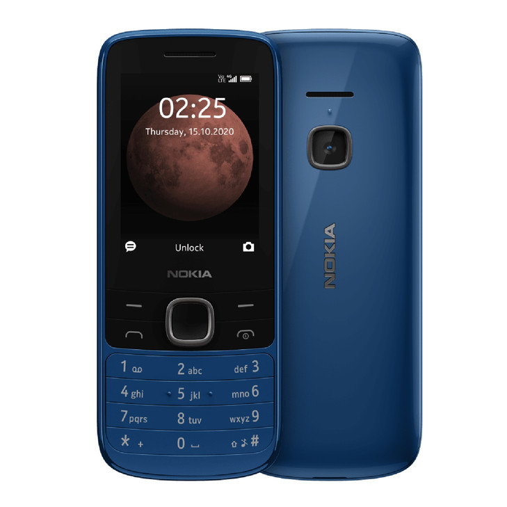 Nokia 225 4G Classic Blue (1GF025FPG2L10)*AU STOCK*, 2.4' , 64MB/128MB, 0.3MP, Dual SIM, 1150mAh Removable, Bluetooth v5.0, 2 Years Warranty
