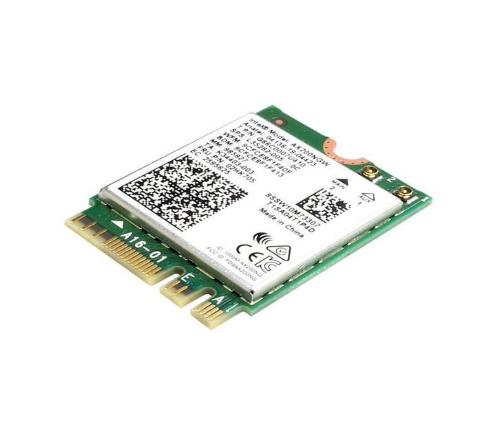 Intel Dual Band Wi-Fi 6 module for the SC509 AX200 2x2 AX (non-vPro)+BT PCIe M.2 2230, for Leader laptops SC508, SC509, SC511, SC513 upgrade option on