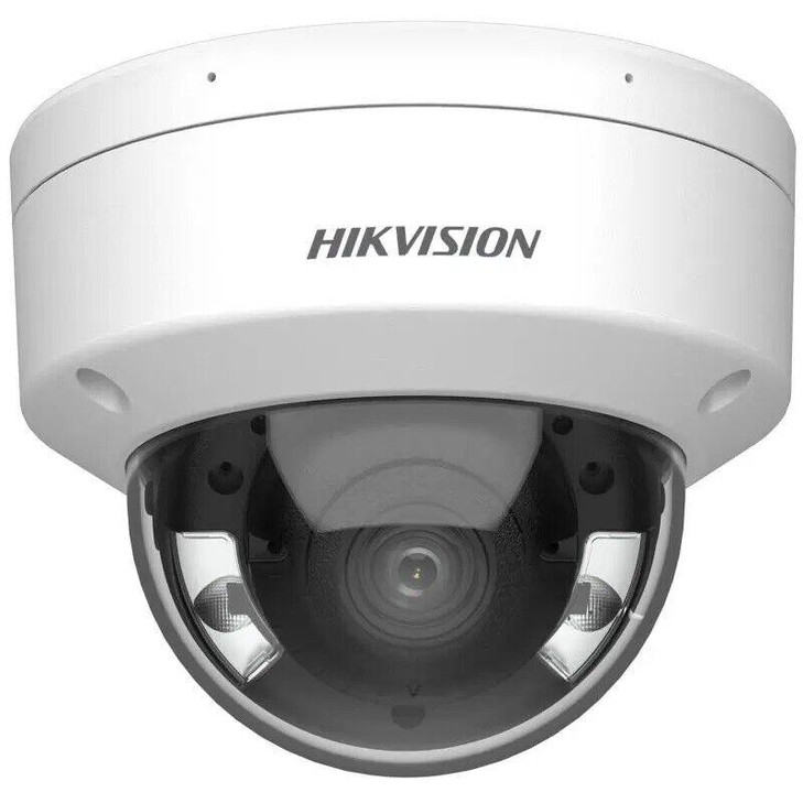 HIKVISION HYBRID COLORVU 2CD2187G2H-LISU 8MP DOME CAMERA, FIXED 2.8MM, IR 30M, MIC, 3YR
