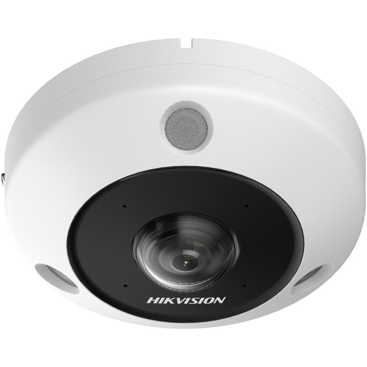 HIKVISION DEEPINVIEW 2CD6365G1 6MP FISHEYE CAMERA, PANORAMIC1.16MM, MIC, IR 15M, 5YR