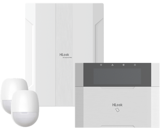 HIKVISION HILOOK HA-ALARM-KIT1 WIRED ALARM KIT, 1XALARM PANEL, 1XKEYPAD, 2XPIR, 3XTAGS,1xP