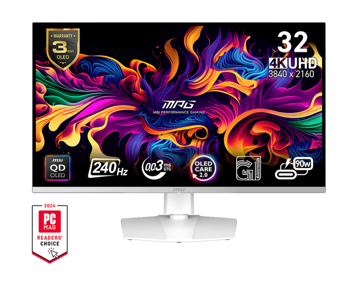 MSI 32" MPG 321URXW QD-OLED (4K UHD) GAMING MONITOR