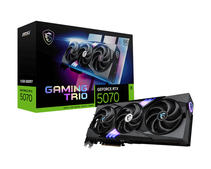 MSI RTX 5070 GAMING TRIO OC GPU 12GB Graphics Card