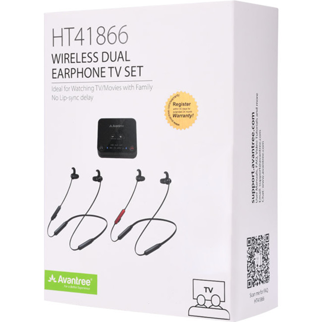 Avantree HT41866 DUAL WIRELESS NECKBAND EARBUDS