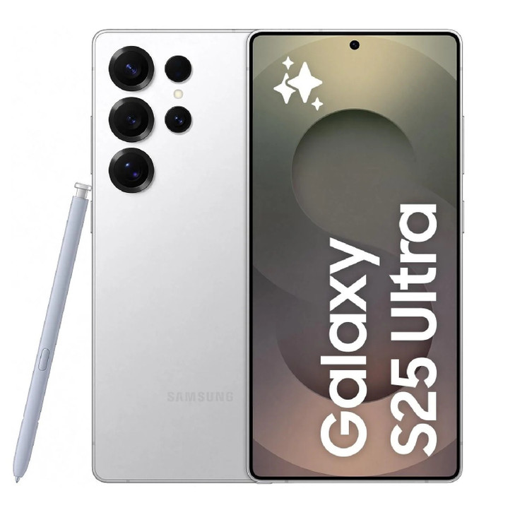 Samsung Galaxy S25 Ultra 5G 1TB - Titanium White Silver *AU STOCK* ,6.9',12GB/1TB, 200MP/50MP , Single + eSim, AI ,5000mAh , 2 Years Warranty.